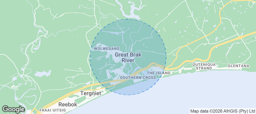 Groot Brakrivier Airbnb map
